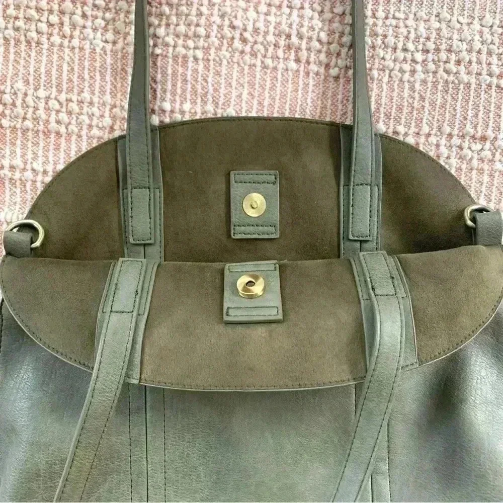 Antik Kraft army green shoulder bag - Picture 3 of 8